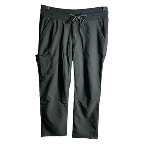 Champion Army Green Cargo Capri Pants Drawstring Waist